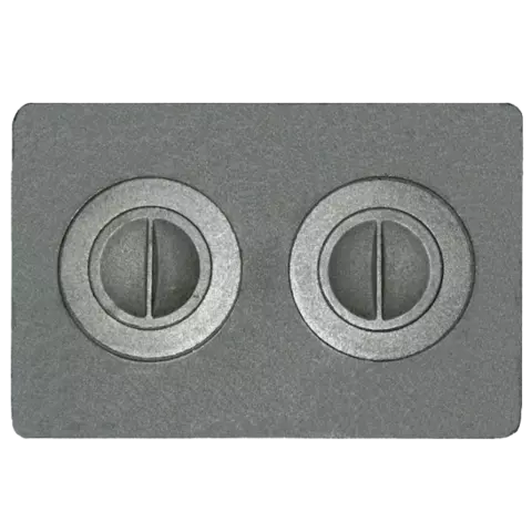 Печная плита П2-7 (510х340х15 мм)